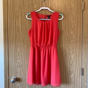 Coral Midi Dress
